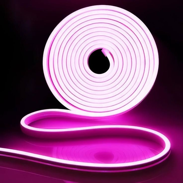 LED Rope Light - Flexible Neon Glow Strip Light for Home & Room Decoration