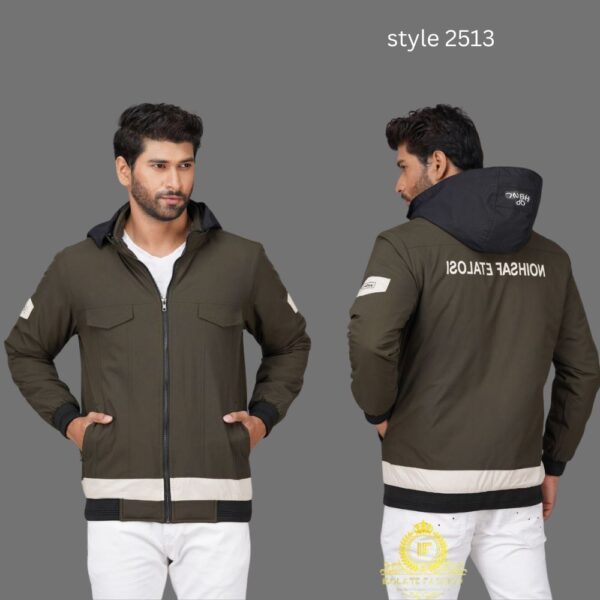 HOODIE JACKET /CODE NO 2513 OLIVE